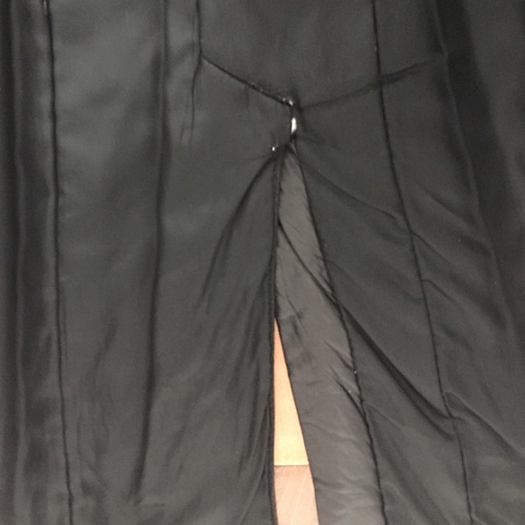 Vintage Sexy super soft lamb leather long coat removable fur collar size 2 - Picture 14 of 16